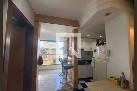 Cozinha de apartamento para alugar com 1 quarto, 89m² em São Pedro, Belo Horizonte