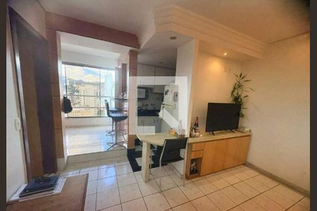 Cozinha de apartamento para alugar com 1 quarto, 89m² em São Pedro, Belo Horizonte