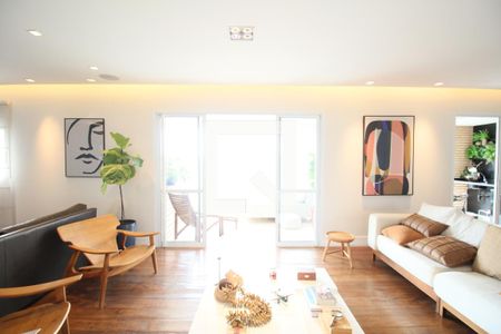 Sala de apartamento à venda com 4 quartos, 200m² em Panamby, São Paulo