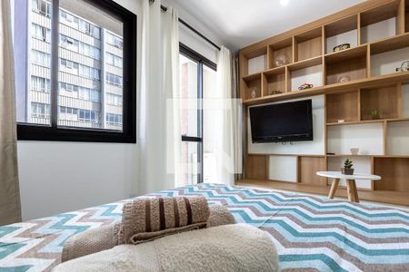 Sala/Quarto de apartamento para alugar com 1 quarto, 23m² em Centro, Curitiba