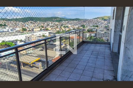 Varanda da Sala de apartamento para alugar com 4 quartos, 160m² em Penha, Rio de Janeiro