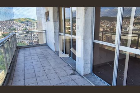 Varanda da Sala de apartamento para alugar com 4 quartos, 160m² em Penha, Rio de Janeiro