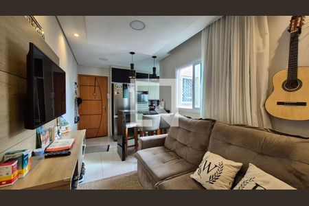 Sala de apartamento à venda com 2 quartos, 88m² em Vila Helena, Santo André