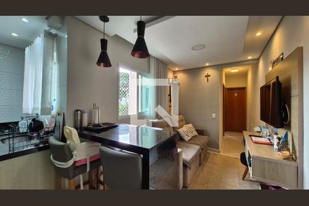 Sala de apartamento à venda com 2 quartos, 88m² em Vila Helena, Santo André
