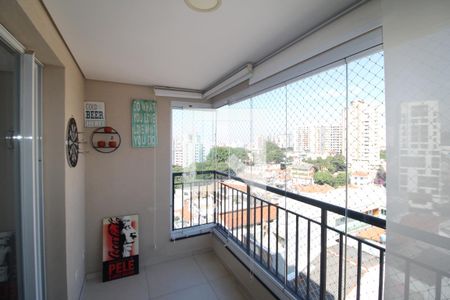 Sala / Cozinha - Varanda de apartamento para alugar com 1 quarto, 47m² em Parada Inglesa, São Paulo