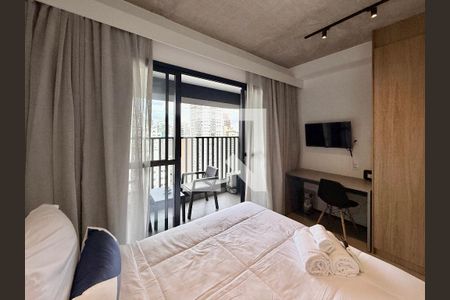 Quarto de apartamento para alugar com 1 quarto, 25m² em Brooklin, São Paulo
