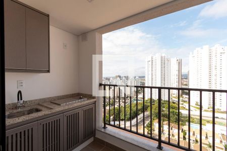 Varanda Sala  de apartamento para alugar com 1 quarto, 49m² em Parque Campolim, Sorocaba