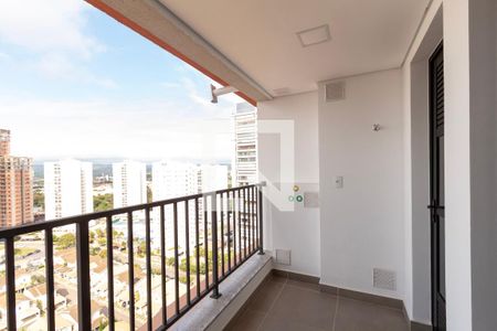 Varanda Sala  de apartamento para alugar com 1 quarto, 49m² em Parque Campolim, Sorocaba