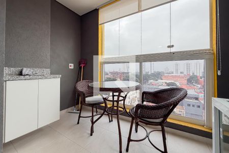 Varanda da Sala de kitnet/studio para alugar com 1 quarto, 39m² em Ipiranga, São Paulo
