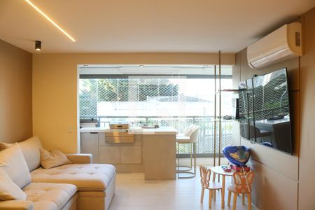 Sala de apartamento à venda com 3 quartos, 90m² em Barra Funda, São Paulo
