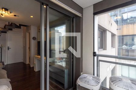 Varanda e Área de serviço de apartamento à venda com 1 quarto, 112m² em Cidade Monções, São Paulo