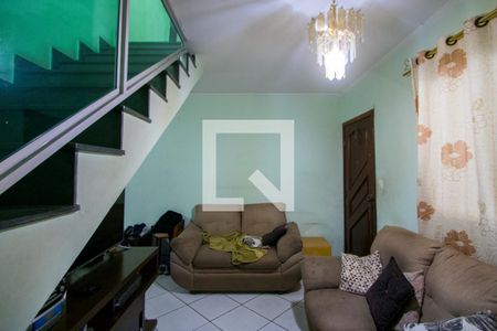 Sala de casa à venda com 3 quartos, 120m² em Vila Curuçá, Santo André