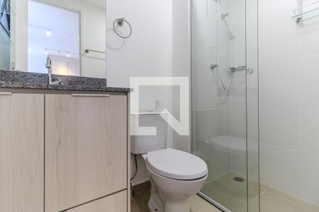Banheiro de kitnet/studio à venda com 1 quarto, 24m² em Campos Elíseos, São Paulo