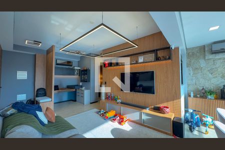 Sala de apartamento para alugar com 3 quartos, 109m² em Campo Belo, São Paulo
