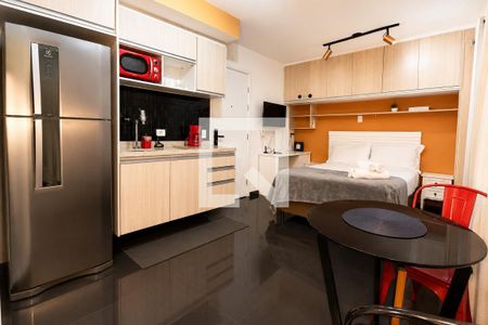 Dormitório de kitnet/studio para alugar com 1 quarto, 40m² em Centro Histórico de São Paulo, São Paulo