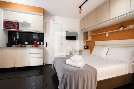Dormitório de kitnet/studio para alugar com 1 quarto, 40m² em Centro Histórico de São Paulo, São Paulo
