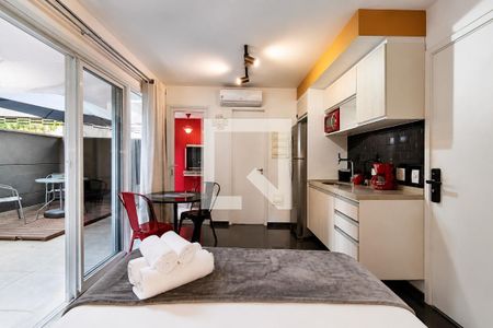Dormitório de kitnet/studio para alugar com 1 quarto, 40m² em Centro Histórico de São Paulo, São Paulo