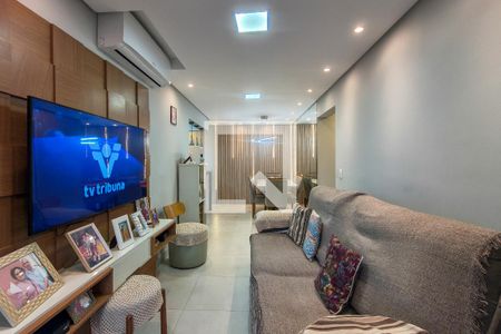 Sala de apartamento para alugar com 2 quartos, 78m² em Vila Tupi, Praia Grande