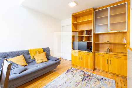 Sala de apartamento para alugar com 1 quarto, 40m² em Vila Olímpia, São Paulo