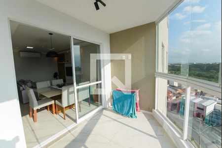 Varanda da Sala de apartamento para alugar com 3 quartos, 82m² em Esplanada Independência, Taubaté