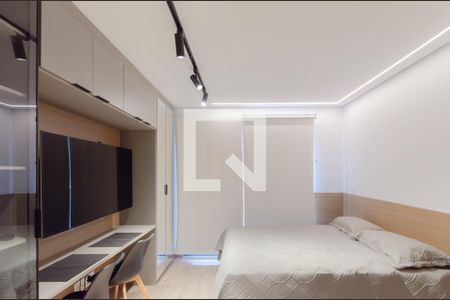 Sala/Quarto de kitnet/studio para alugar com 1 quarto, 24m² em Paraíso, São Paulo