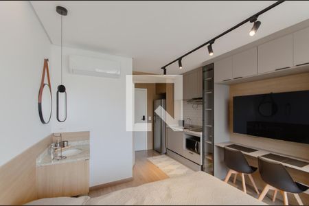 Sala/Quarto de kitnet/studio para alugar com 1 quarto, 24m² em Paraíso, São Paulo