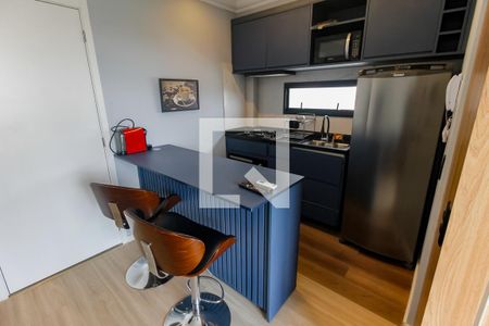 Cozinha - Armários de apartamento para alugar com 1 quarto, 26m² em Jardim Panorama, São Paulo