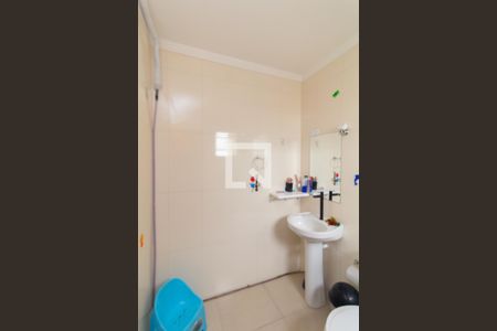 Banheiro da Suíte 1 de casa de condomínio à venda com 3 quartos, 94m² em Vila Campanela, São Paulo