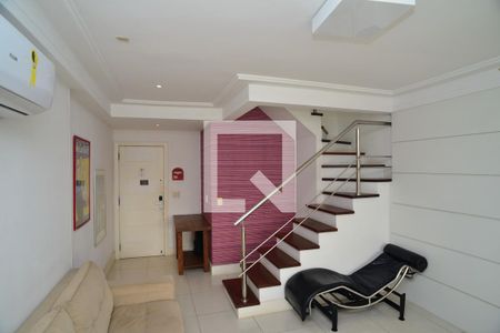 Sala de apartamento para alugar com 3 quartos, 194m² em Barra da Tijuca, Rio de Janeiro