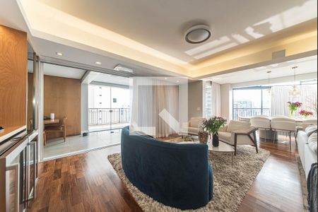 Sala de apartamento à venda com 4 quartos, 305m² em Brooklin, São Paulo