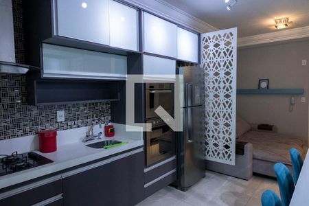 Sala/Cozinha de apartamento para alugar com 1 quarto, 55m² em Jardim Americano, Sorocaba