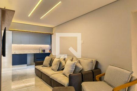 Sala de apartamento para alugar com 4 quartos, 144m² em Guilhermina, Praia Grande