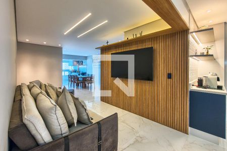 Sala de apartamento para alugar com 4 quartos, 144m² em Guilhermina, Praia Grande