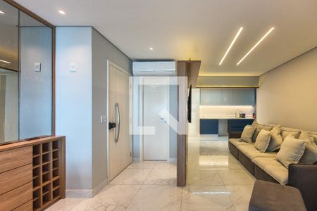 Sala de apartamento para alugar com 4 quartos, 144m² em Guilhermina, Praia Grande