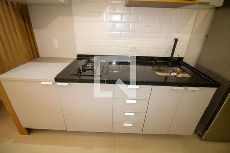 Cozinha - Armários de kitnet/studio à venda com 1 quarto, 30m² em Santo Amaro, São Paulo