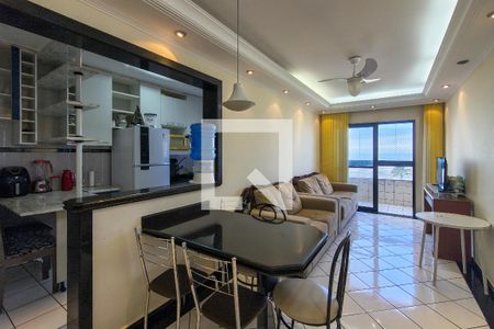 Sala de apartamento para alugar com 2 quartos, 90m² em Nova Mirim, Praia Grande