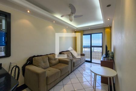 Sala de apartamento para alugar com 2 quartos, 90m² em Nova Mirim, Praia Grande