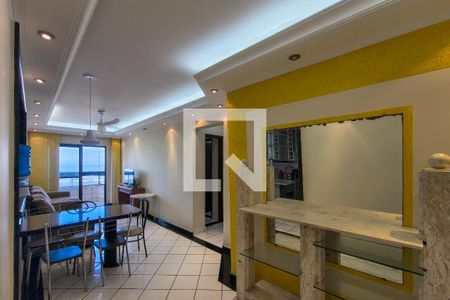 Sala de apartamento para alugar com 2 quartos, 90m² em Nova Mirim, Praia Grande