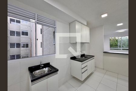 Sala - Cozinha de apartamento à venda com 2 quartos, 43m² em Vargem Pequena, Rio de Janeiro