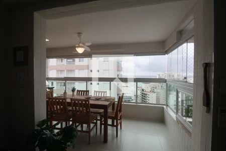 Varanda de apartamento para alugar com 2 quartos, 77m² em Vila Alzira, Guarujá