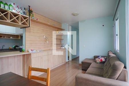 Sala de apartamento para alugar com 3 quartos, 77m² em Humaitá, Porto Alegre