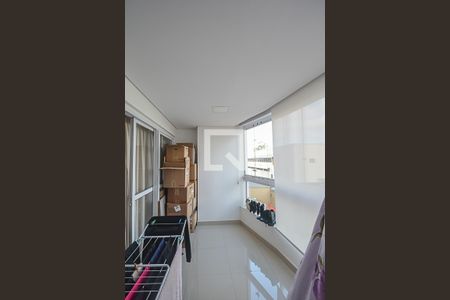 Sacada da Sala/Cozinha de apartamento à venda com 3 quartos, 135m² em Baeta Neves, São Bernardo do Campo