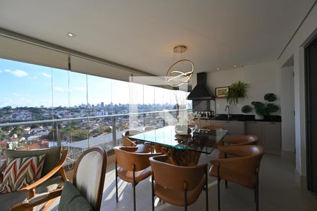 Varanda Gourmet de apartamento à venda com 3 quartos, 133m² em Mirandópolis, São Paulo