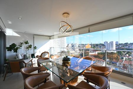 Varanda Gourmet de apartamento à venda com 3 quartos, 133m² em Mirandópolis, São Paulo
