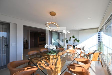 Varanda Gourmet de apartamento à venda com 3 quartos, 133m² em Mirandópolis, São Paulo
