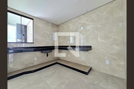 Cozinha de casa à venda com 3 quartos, 160m² em Santa Branca, Belo Horizonte