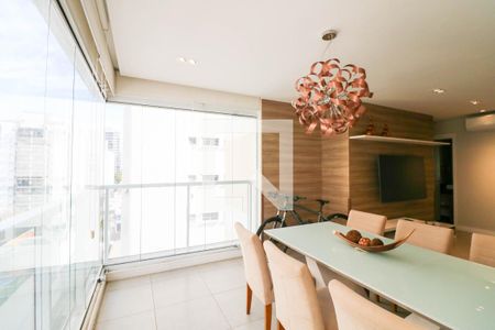 Sala / Cozinha de apartamento à venda com 2 quartos, 78m² em Indianópolis, São Paulo