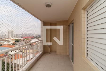 Varanda da Sala de apartamento para alugar com 3 quartos, 76m² em Vila Paiva, São Paulo