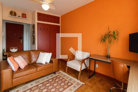 Sala - Dormitório de kitnet/studio à venda com 1 quarto, 32m² em Centro Histórico de São Paulo, São Paulo
