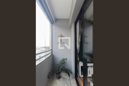 Varanda da Sala de apartamento para alugar com 2 quartos, 57m² em Vila Carmosina, São Paulo